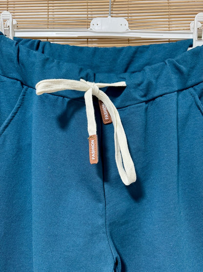 Pantalon JOGGY bleu canard