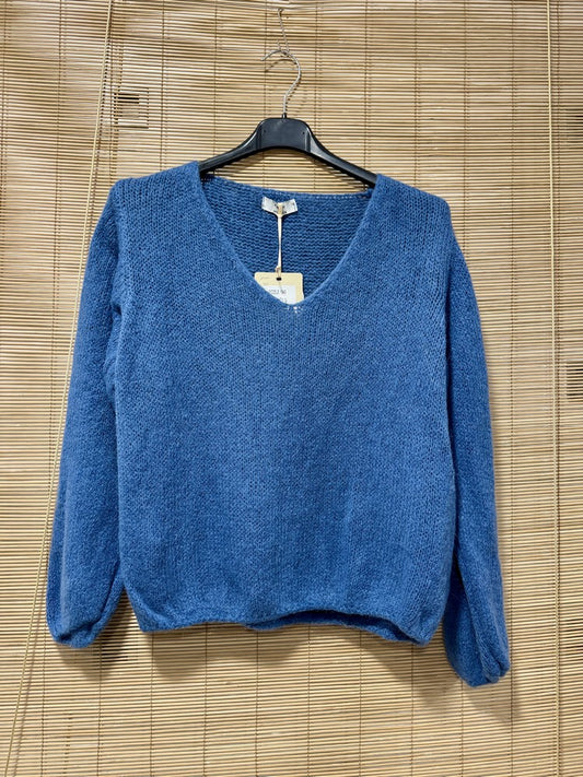 Pull ELLA bleu jean