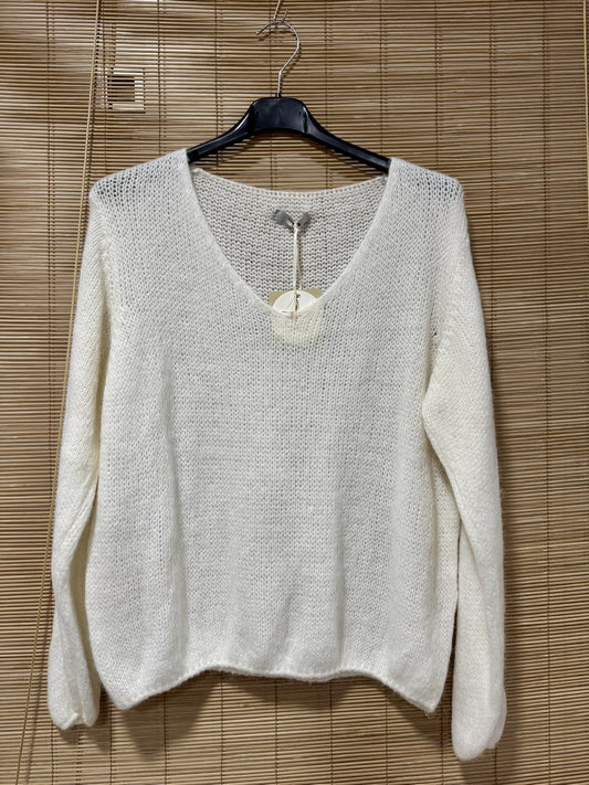 Pull ELLA blanc