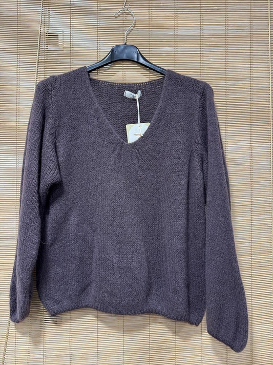 Pull ELLA marron glacé