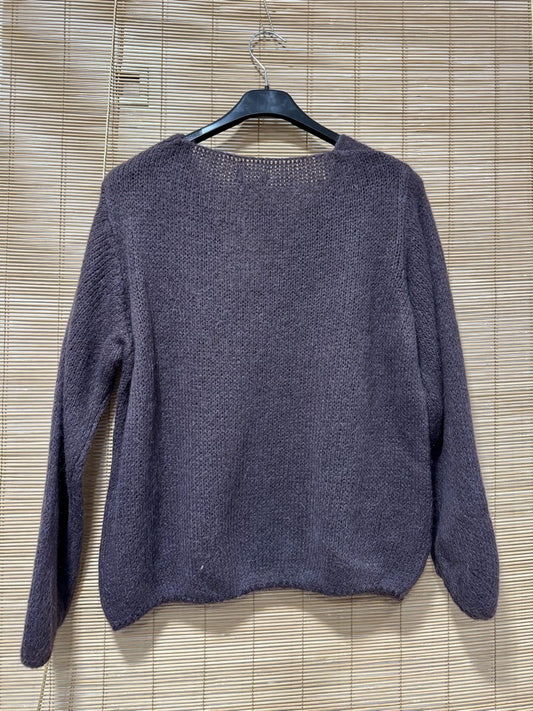 Pull ELLA marron glacé