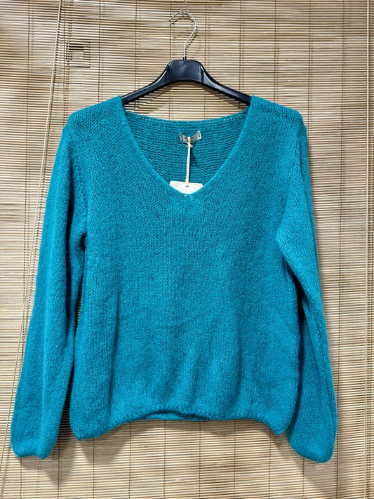 Pull ELLA turquoise