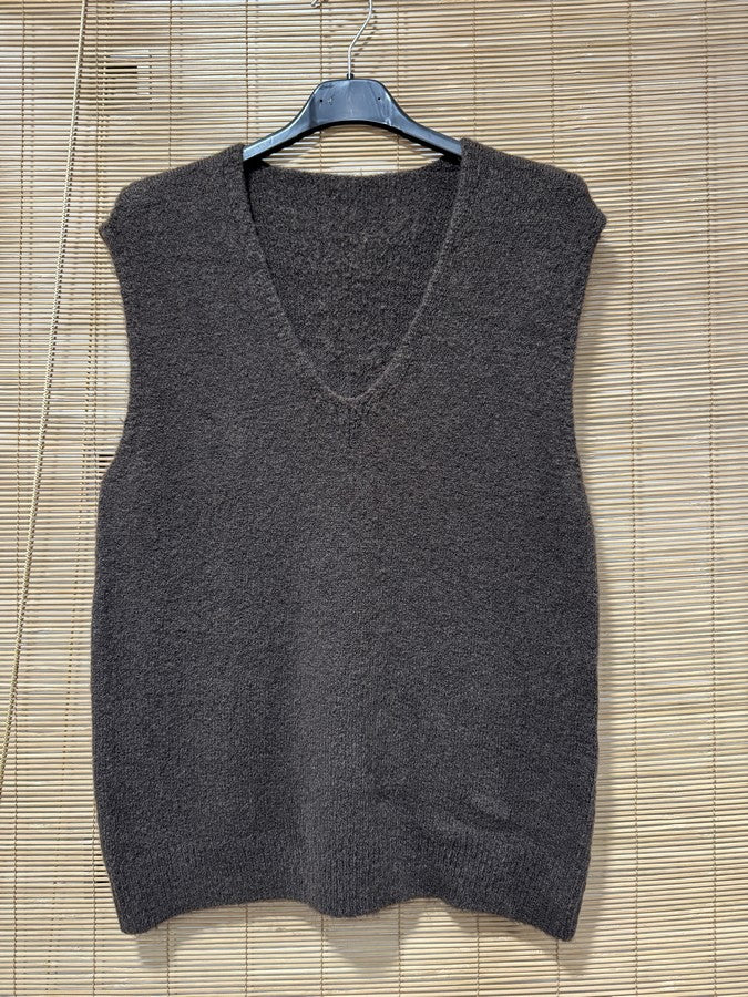 Pull débardeur TONYA marron