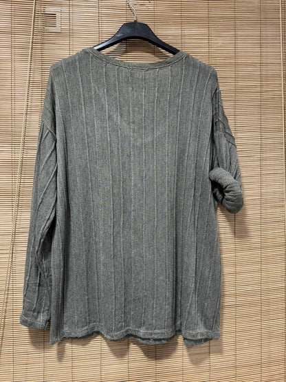 T-shirt manches longues FASHION kaki