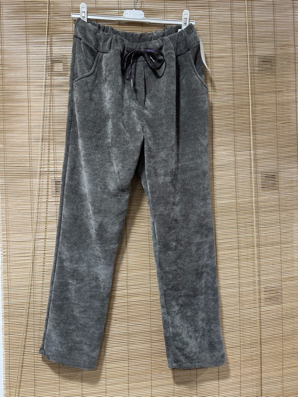 Jogging velours gris