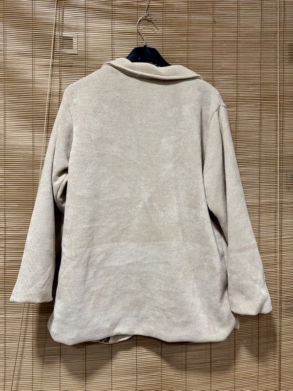 Blazer velours fond léopard beige