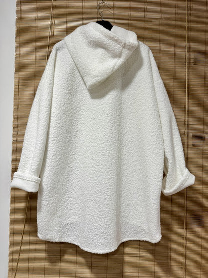Manteau Teddy blanc