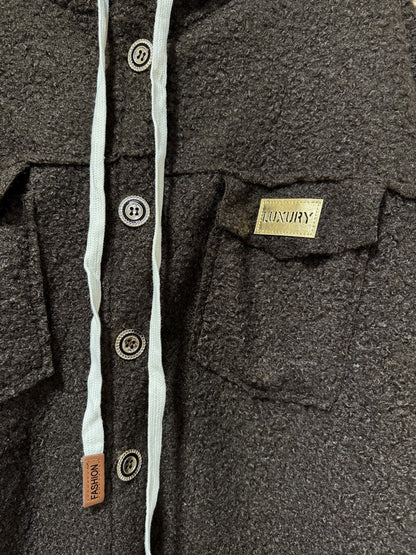 Manteau Teddy marron