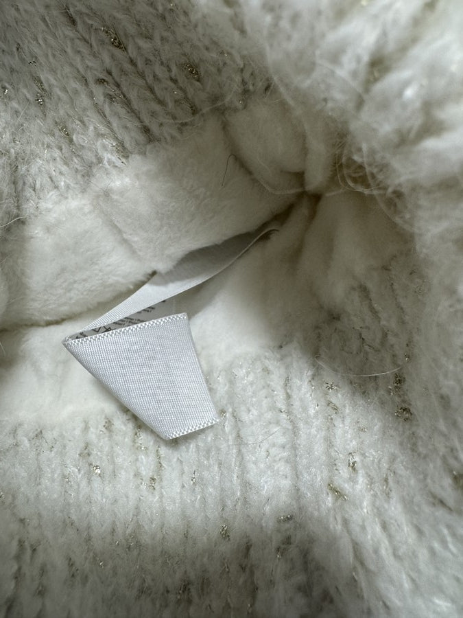 Bonnet femme MANOUKIAN ou GERARD PASQUIER blanc chiné