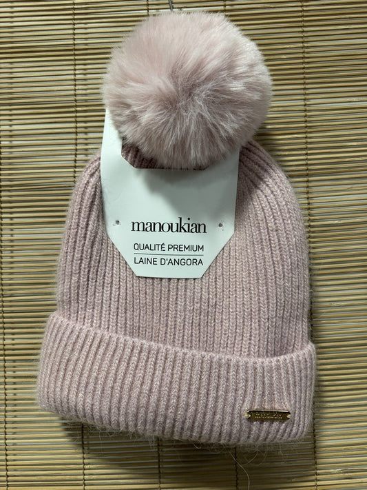 Bonnet femme MANOUKIAN ou GERARD PASQUIER rose