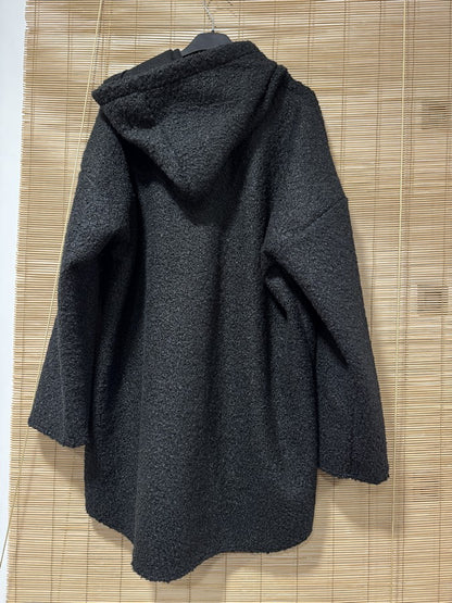 Manteau Teddy noir
