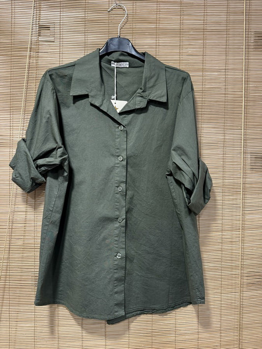 Chemise kaki
