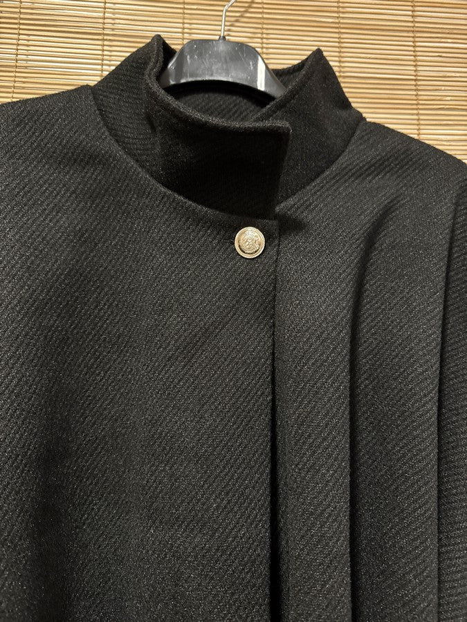 Blouson cape noir du 36 au 44