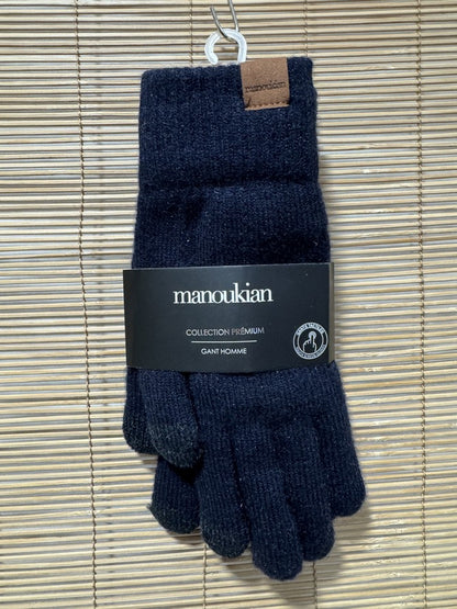 Gants Hommes MANOUKIAN bleu marine