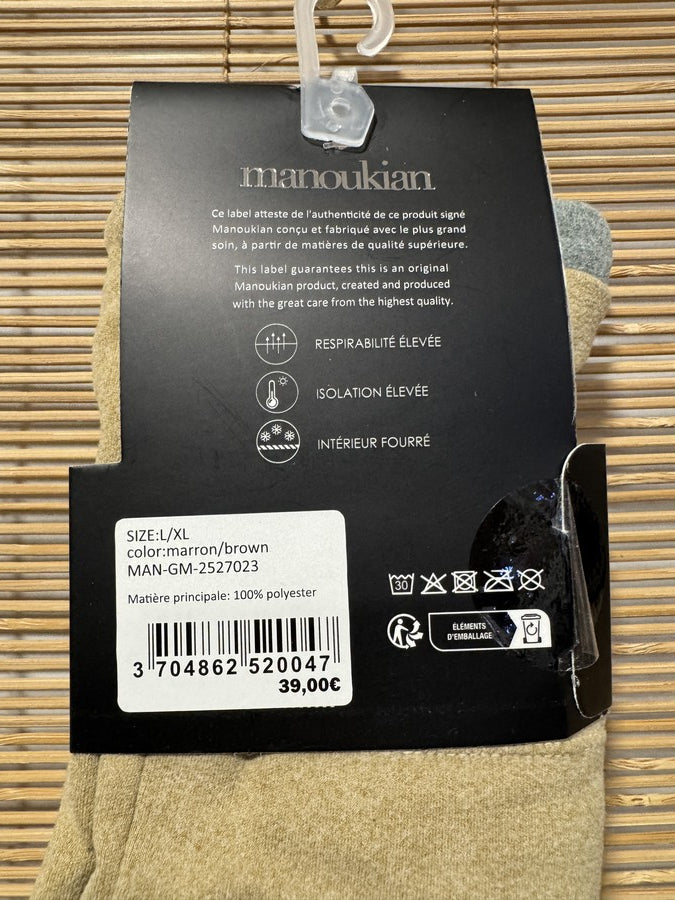 Gants Hommes MANOUKIAN camel