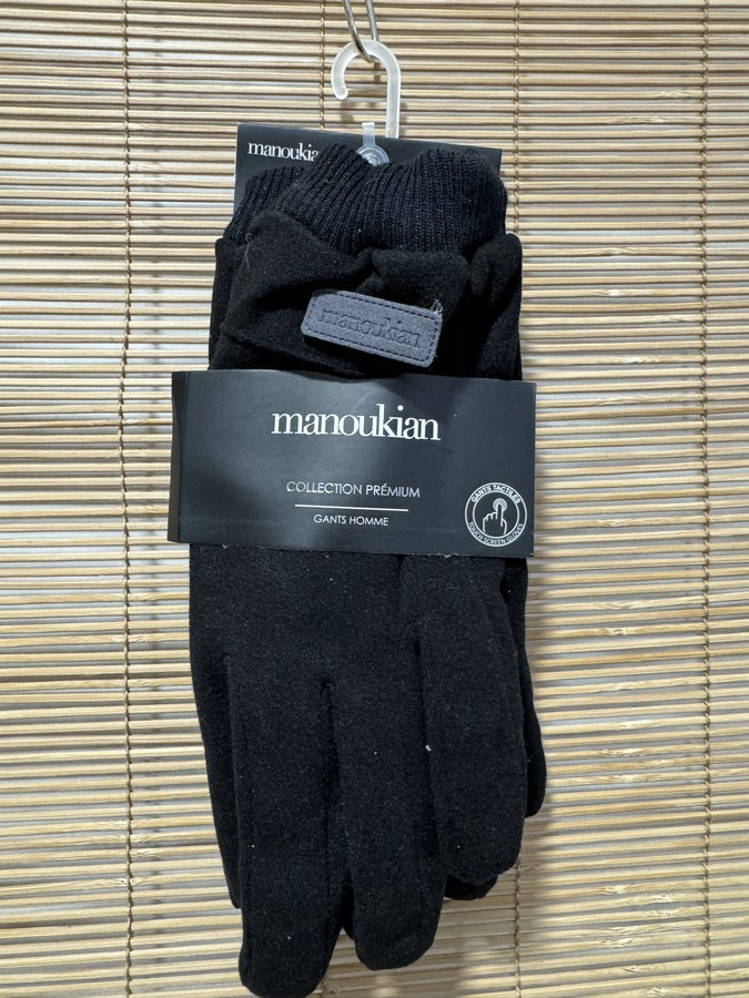 Gants Hommes MANOUKIAN noirs