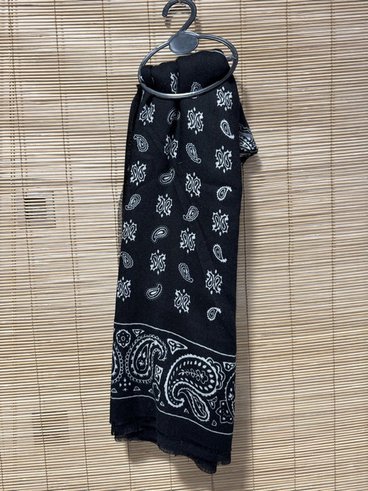 Foulard bandana noir