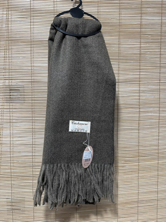 Echarpe mixte 100% cachemire anthracite