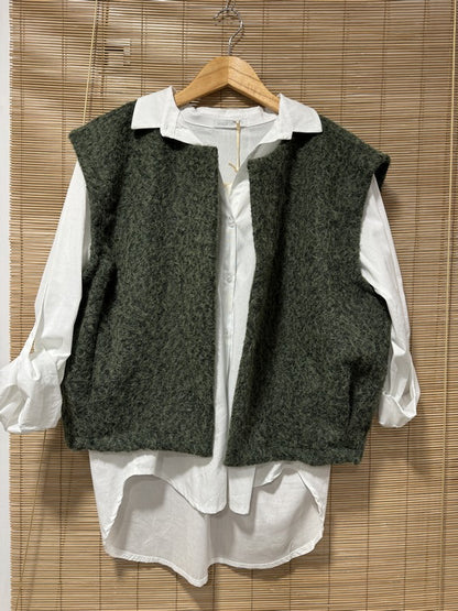 Gilet sans manches kaki
