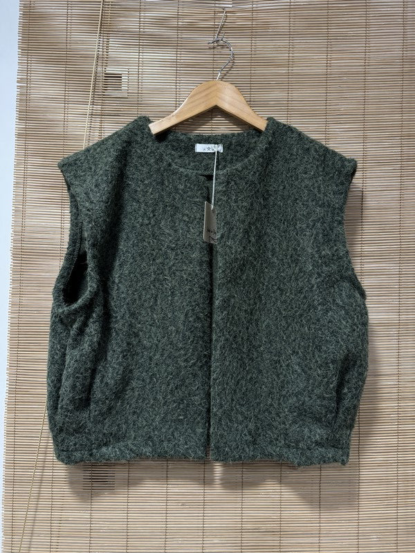 Gilet sans manches kaki