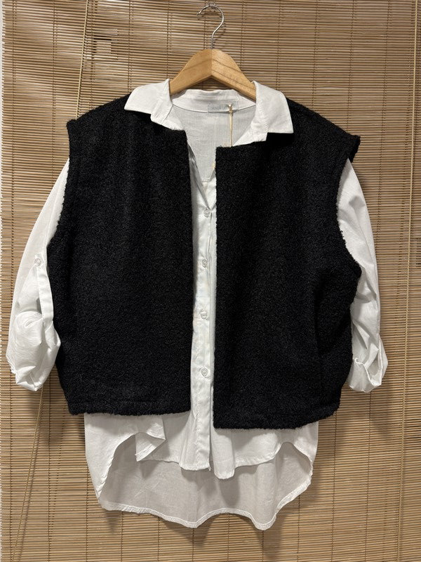 Gilet sans manches noir