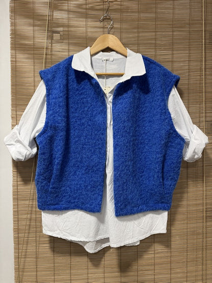 Gilet sans manches bleu