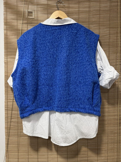 Gilet sans manches bleu