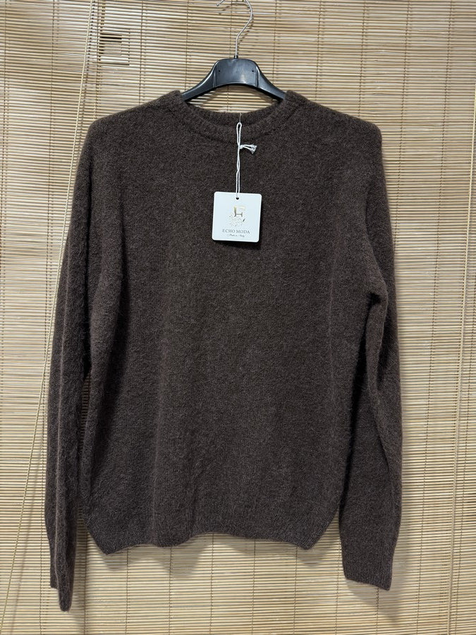 Pull CAMILLE col rond chocolat