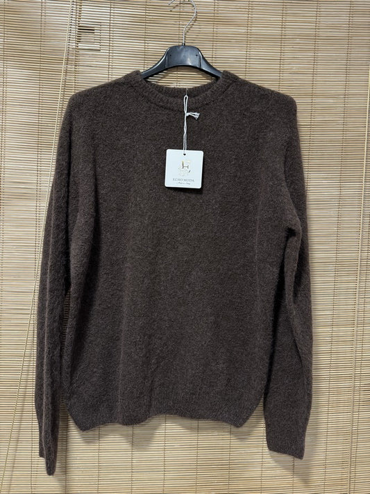 Pull CAMILLE col rond chocolat