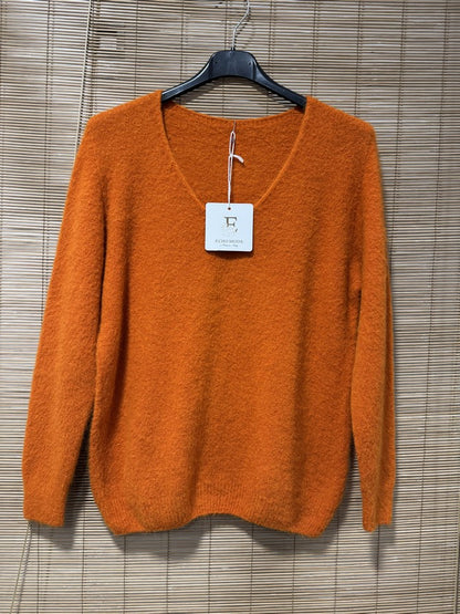Pull CAMILLE col V orange