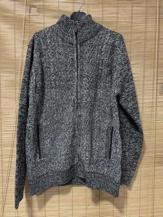 Gilet zippé KELIO gris chiné