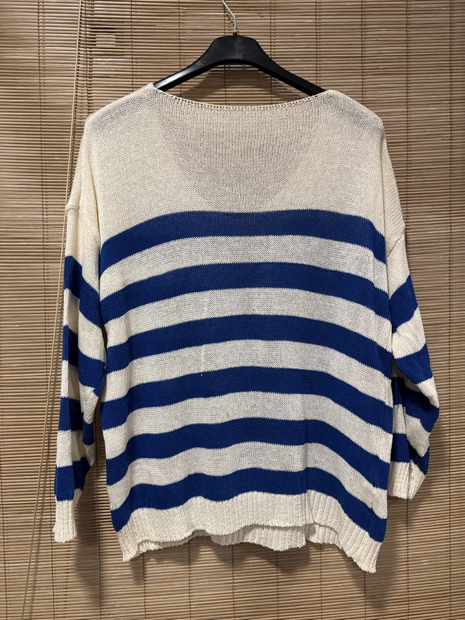 TU - Marinière Cléopâtre bleu jean