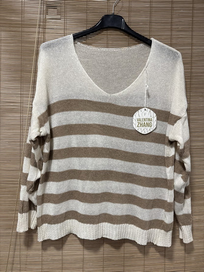 TU - Marinière Cléopâtre camel