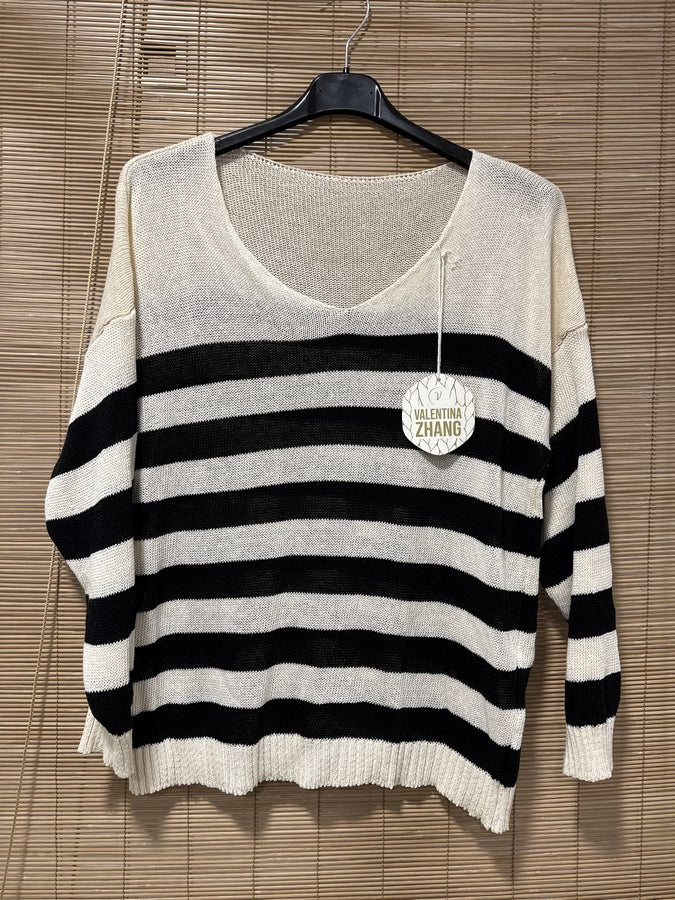 TU - Marinière Cléopâtre noire