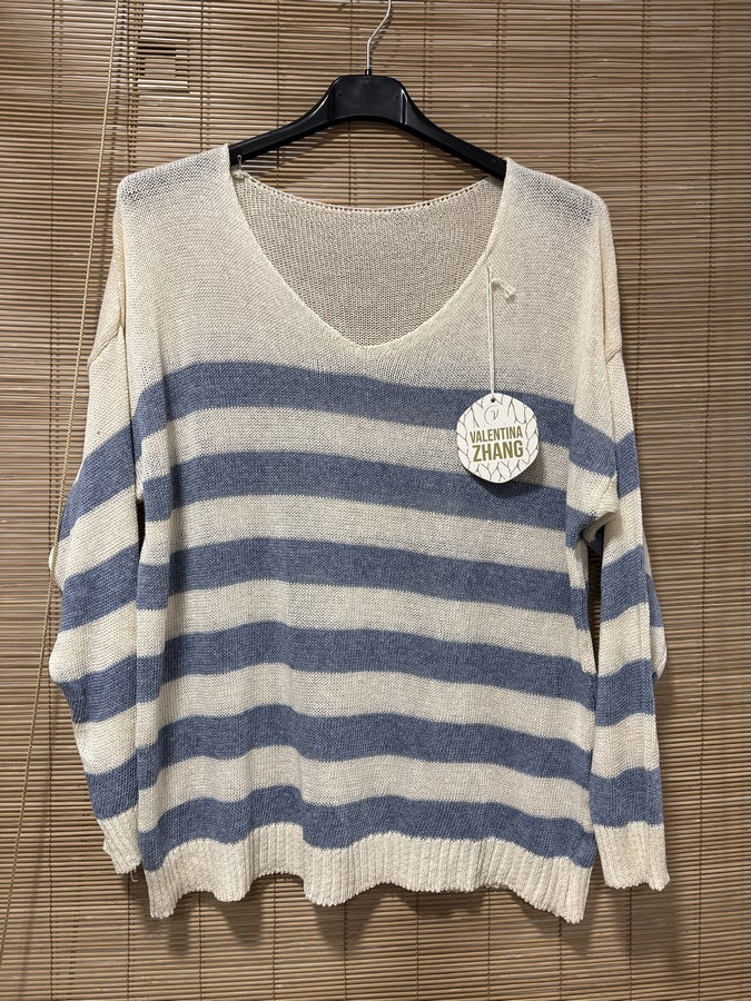 TU - Marinière Cléopâtre bleue