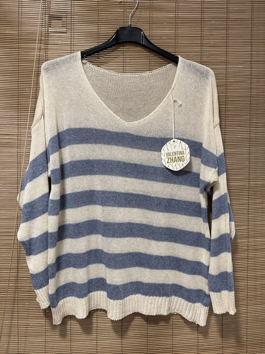 TU - Marinière Cléopâtre bleue