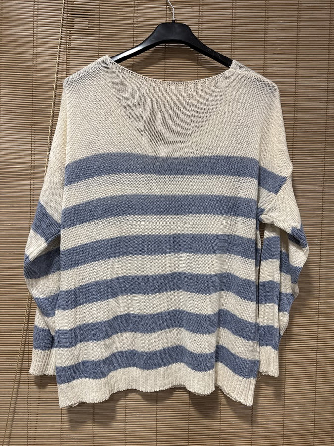 TU - Marinière Cléopâtre bleue