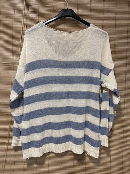 TU - Marinière Cléopâtre bleue