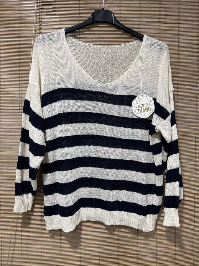 TU - Marinière Cléopâtre bleu marine