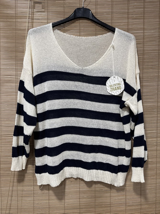 TU - Marinière Cléopâtre bleu marine