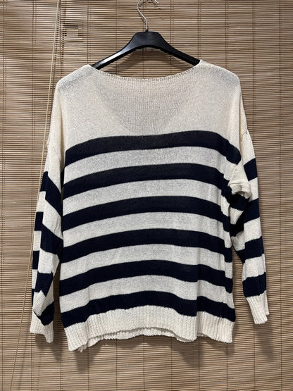 TU - Marinière Cléopâtre bleu marine