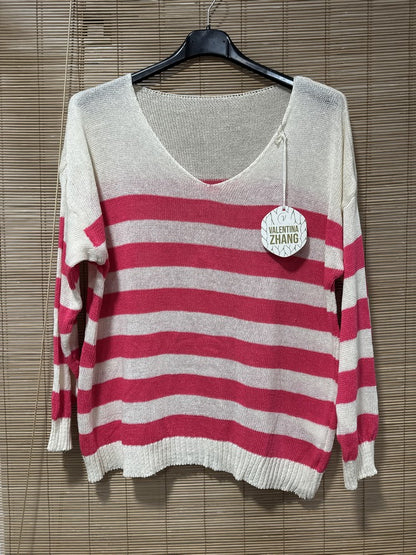 TU - Marinière Cléopâtre Fuchsia