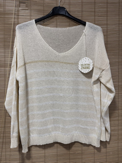 TU - Marinière Jenna blanche