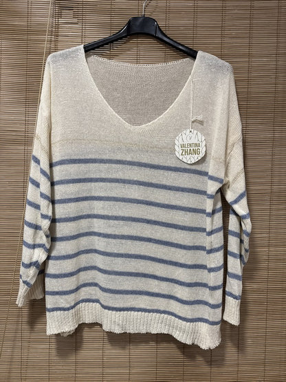 TU - Marinière Jenna bleu jean