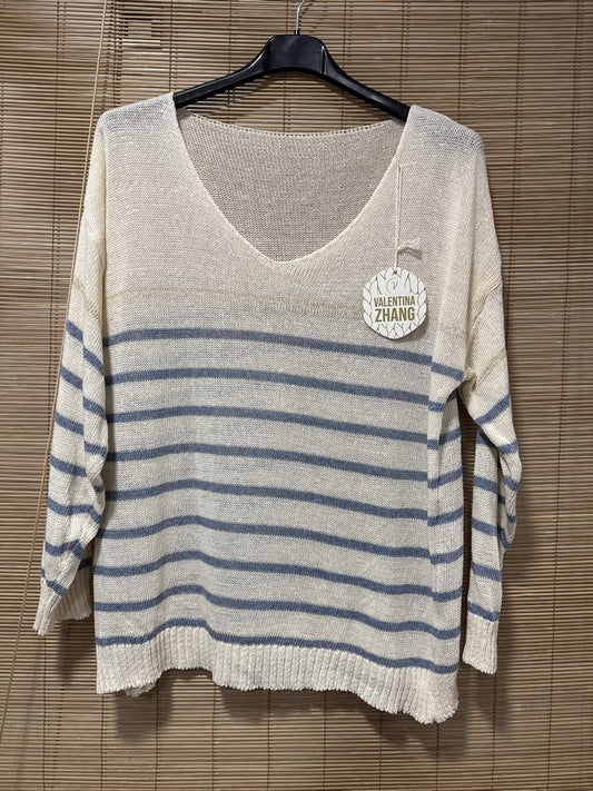 TU - Marinière Jenna bleu jean