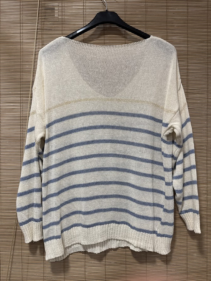 TU - Marinière Jenna bleu jean