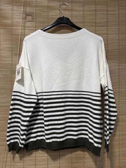 TU - Marinière J'adore kaki