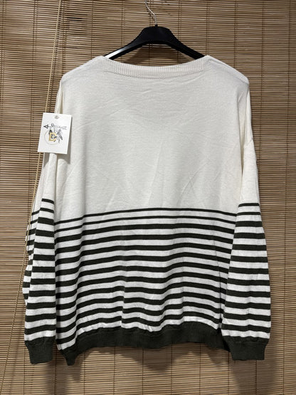 TU - Marinière Bisou kaki