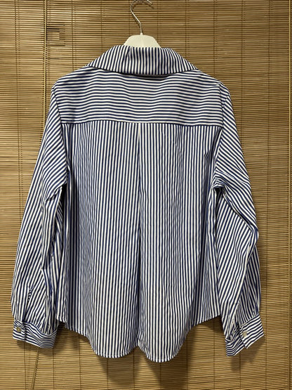 Chemise rayée Love Club bleu