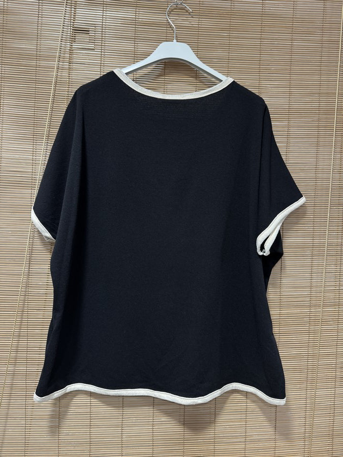 T-shirt étoile noir